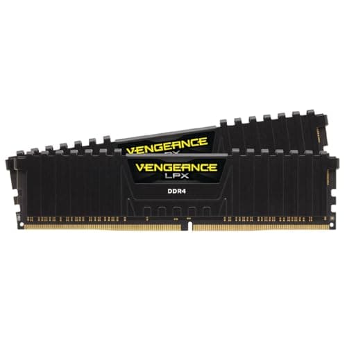 CORSAIR Vengeance LPX DDR4 RAM 32GB (2x16GB) 3200MHz CL16-20-20-38 1.35V Intel AMD Memoria para computadora de escritorio - Negro (CMK32GX4M2E3200C16) - imagen 2