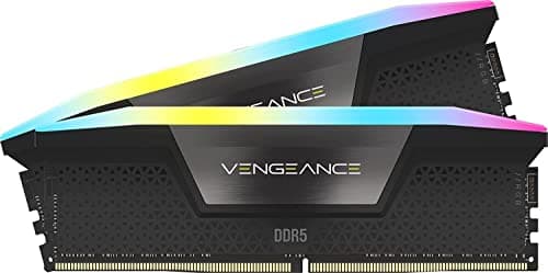 CORSAIR Vengence RGB DDR5 RAM 32GB (2x16GB) 6000MHz CL36-44-44-96 1.35V Intel XMP 3.0 Memoria de computadora - Negro (CMH32GX5M2E6000C36) - imagen 2