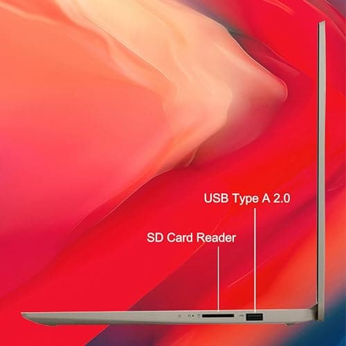 Laptop Lenovo IdeaPad 1, pantalla FHD de 15,6”, procesador Intel Celeron N4500, 20 GB de RAM, SSD de 1 TB, lector de tarjetas SD, teclado numérico, HDMI, Wi-Fi 6, Windows 11 Home, 1 año de Office 365, gris - imagen 3