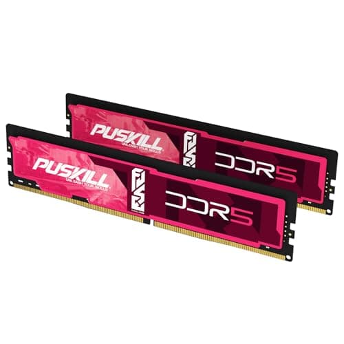 PUSKILL Memoria de escritorio CL30 de 32 GB DDR5 (2 x 16 GB) 6000 MHz | Actualización de PC para juegos de latencia ultrabaja | Intel XMP 3.0 y AMD EXPO listos para 700/600 y Ryzen 7000 (AM5) - imagen 2