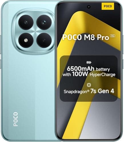XIAOMI Poco M8 PRO 5G Ai (Compatible con Tmobile Mint Tello & Global) (256GB + 8GB) Cámara Dual 50MP NFC 6.83" 144Hz Octa Core Desbloqueado Dual Sim Modelo 2510EPC8BG Liberado (Verde) - imagen 2