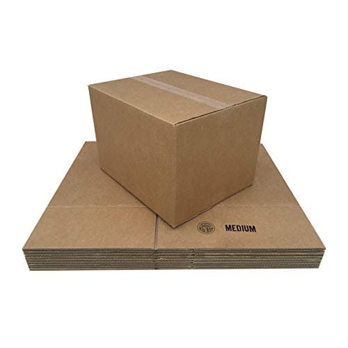 Amazon Basics Cajas de cartón para mudanzas para embalaje y envío, tamaño mediano, 18" x 14" x 12", marrón, paquete de 10 - imagen 4