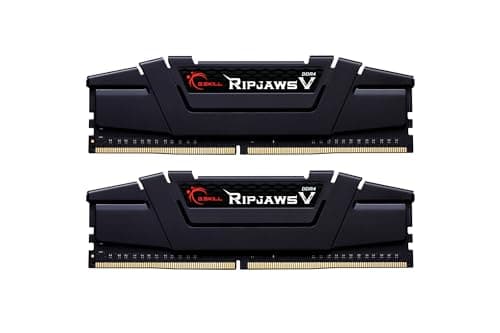 G.SKILL RipjawsV Series DDR4 RAM (XMP) 16GB (2x8GB) 3200MT/s CL16-18-18-38 1.35V Intel AMD Memoria para computadora de escritorio U-DIMM - Negro (F4-3200C16D-16GVKB) - imagen 2
