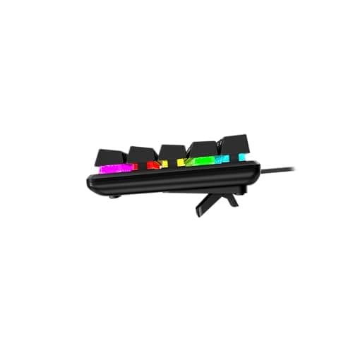 HyperX Alloy Origins 60 - Teclado mecánico para juegos, factor de forma ultracompacto del 60%, teclas PBT de doble disparo, retroiluminación LED RGB, compatible con software NGENUITY - Interruptor rojo lineal HyperX, negro - imagen 3