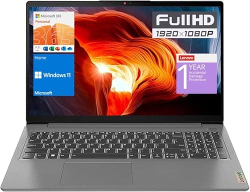 Laptop Lenovo IdeaPad 1, pantalla FHD de 15,6”, procesador Intel Celeron N4500, 20 GB de RAM, SSD de 1 TB, lector de tarjetas SD, teclado numérico, HDMI, Wi-Fi 6, Windows 11 Home, 1 año de Office 365, gris - imagen 2