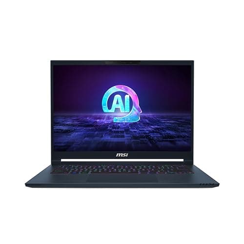 Laptop para juegos msi Stealth 14 AI Studio 14” 165Hz FHD+: Intel Core Ultra 7-155H, NVIDIA Geforce RTX 4050, 16GB DDR5, 1TB NVMe SSD, Thunderbolt 4, Win 11 Pro: Star Blue A1VEG-090US - imagen 2