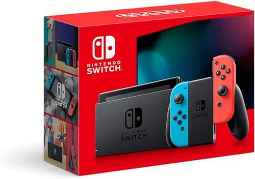 Nintendo Switch con Joy-Con azul neón y rojo neón - Consola de juegos portátil - imagen 2