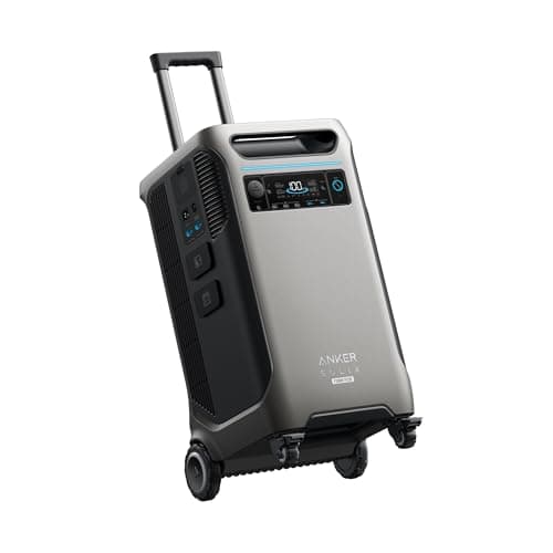 Central eléctrica portátil Anker SOLIX F3800 Plus (2025 NUEVO), 3840 Wh, entrada solar de 3200 W, generadores para uso doméstico, ampliable a 53 kWh, funciona con generador, para cortes de energía, vehículos recreativos y emergencias - imagen 2