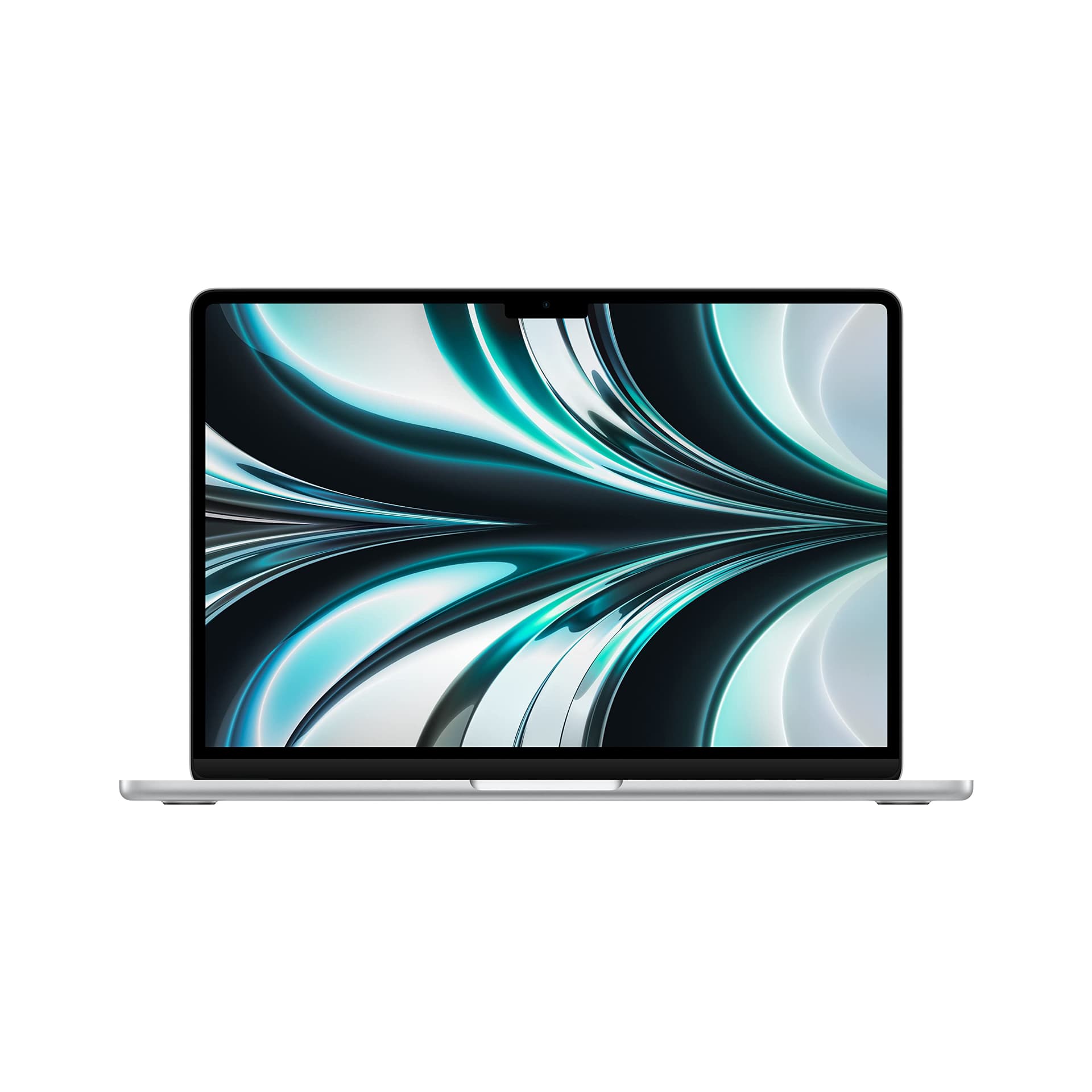 Computadora portátil Apple MacBook Air 2022 con chip M2: diseñada para Apple Intelligence, pantalla Liquid Retina de 13,6 pulgadas, 8 GB de RAM, 512 GB de almacenamiento SSD, teclado retroiluminado, cámara FaceTime HD de 1080p; Plata - imagen 1