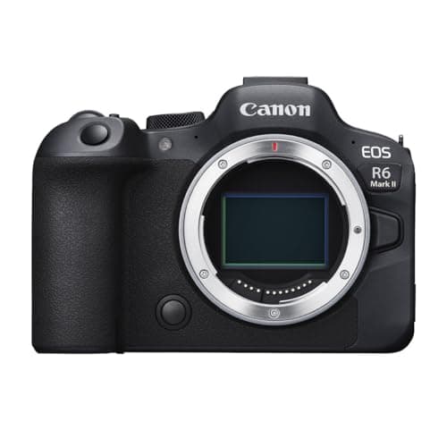 Cámara sin espejo Canon EOS R6 Mark II (solo cuerpo), cámara de fotograma completo, sensor CMOS de 24,2 megapíxeles, capacidades de fotografía y vídeo, negro - imagen 2