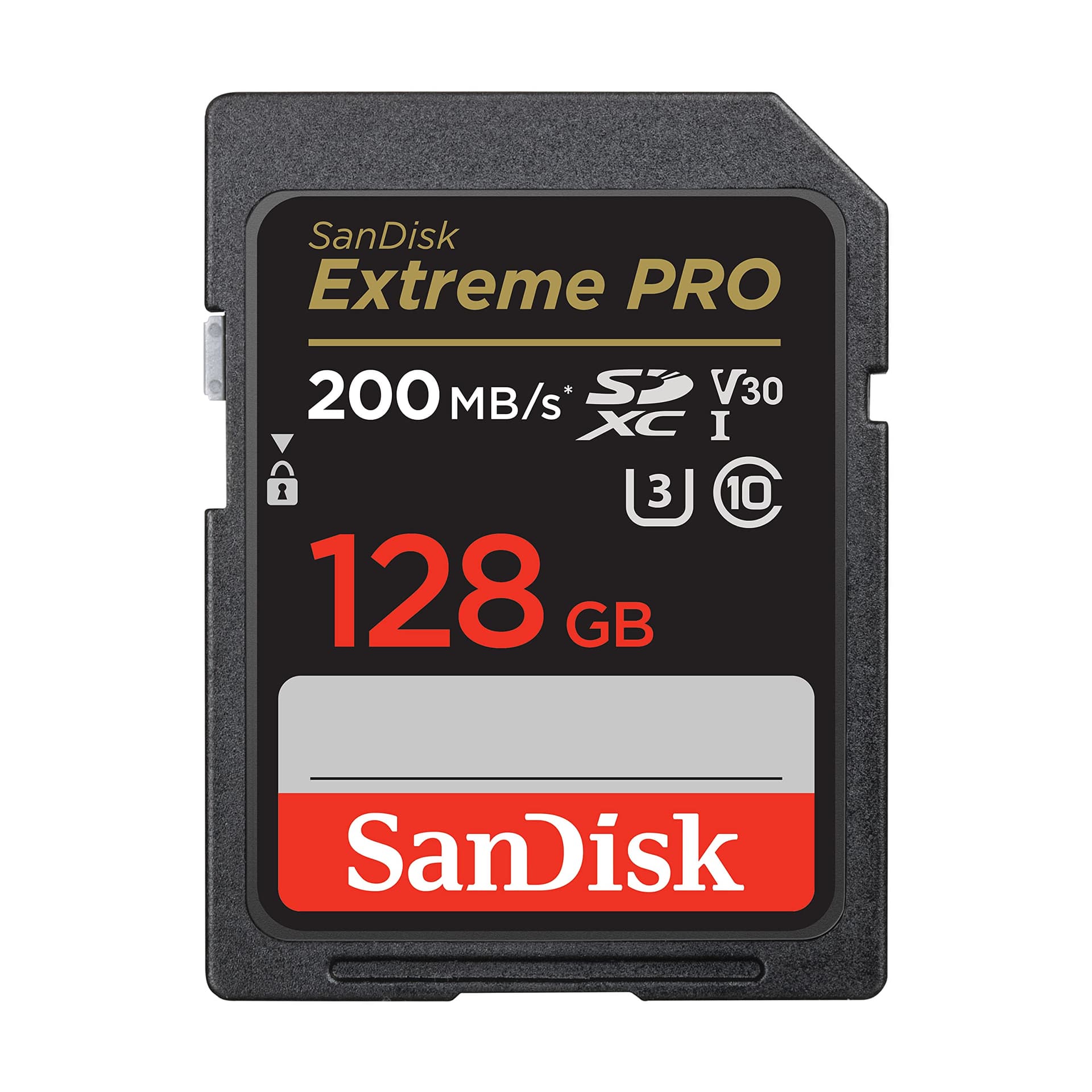 Tarjeta de memoria SANDISK Extreme PRO SDXC UHS-I de 128 GB - C10, U3, V30, 4K UHD, tarjeta SD - SDSDXXD-128G-GN4IN - imagen 1